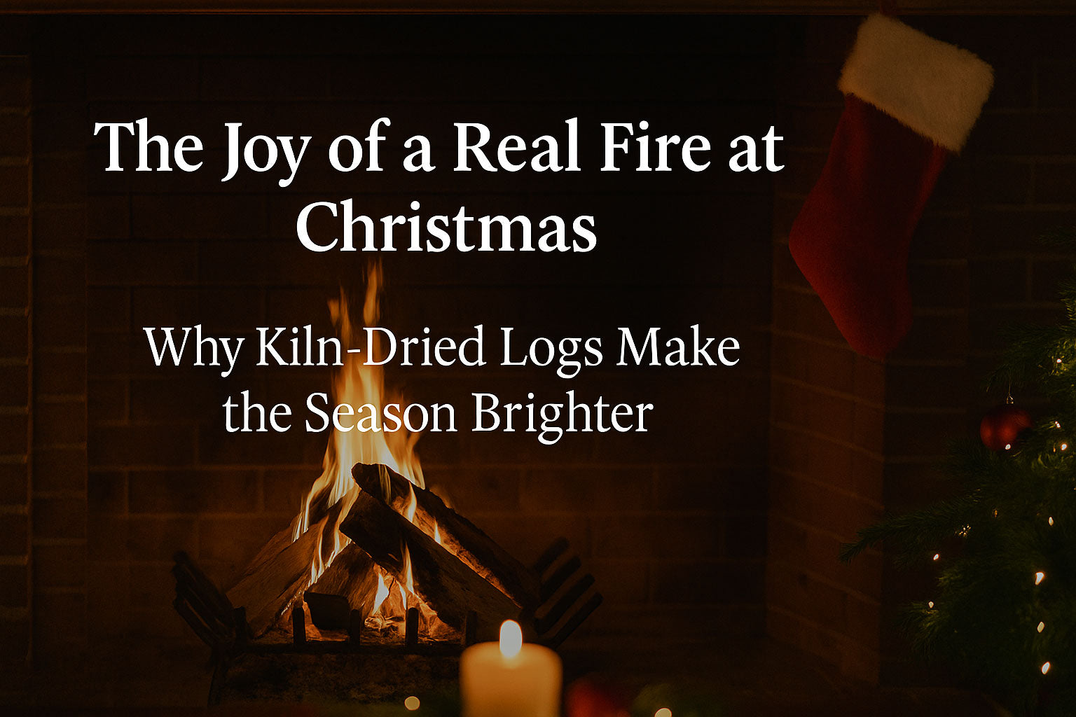 The Joy of a Real Fire at Christmas: Why Kiln-Dried Logs Make the Season Brighter