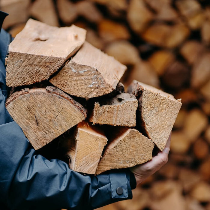 10" Kiln Dried Half Builders Tonne Size Sack Hardwood Logs