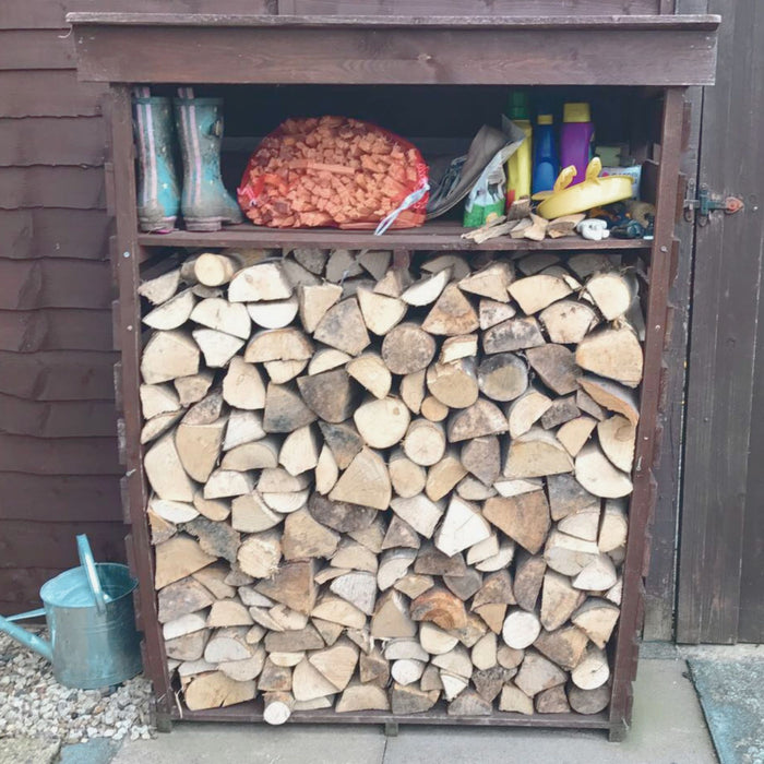 13" Premium Kiln Dried Mixed Hardwood Logs Builders Tonne Size Sack