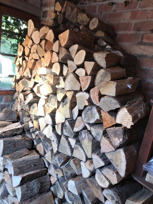 8" Part Seasoned Mixed Hardwood - Builder's Tonne (BULK BUY)