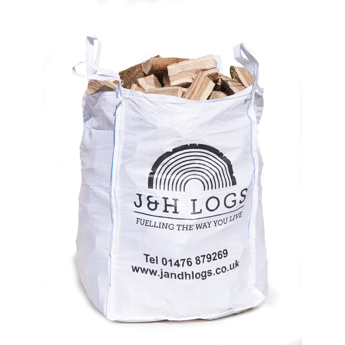 10" Kiln Dried Half Builders Tonne Size Sack Hardwood Logs